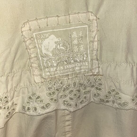 Da-Nang Embroidered Military Style Jacket Size Small - Picture 5 of 8